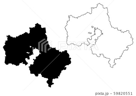 Moscow Oblast map vector.... 59820551