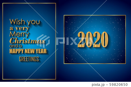2020 Happy New Year background. 59820650