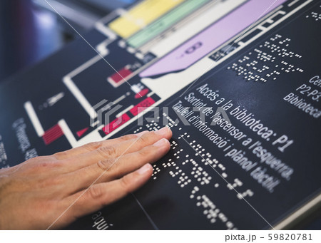 Braille Signage Directory Alphabet Reading for Blind people 59820781