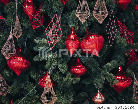 Christmas tree Xmas Red ornament decoration party Christmas tree Xmas Red ornament decoration party 59821034