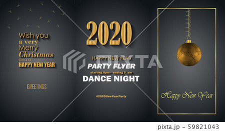 2020 Happy New Year background. 59821043