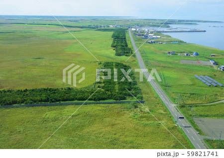 北海道根室市　オーロラタワーから見た根室半島 59821741