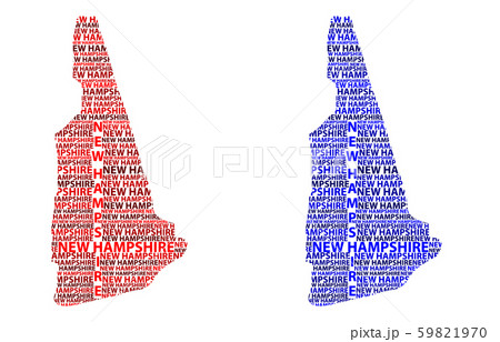 Map of New Hampshire - vector illustration Map of New Hampshire - vector illustration 59821970