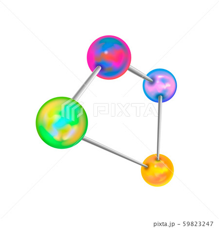 Bright complicated chemical structure with atomic bonds isolated on white Bright complicated chemical structure with atomic bonds isolated on white 59823247