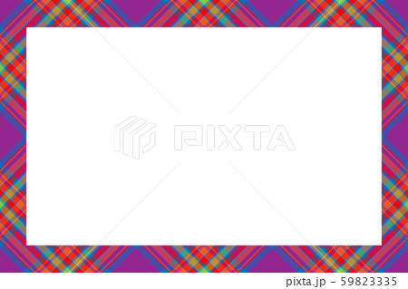 Vintage frame vector. Scottish border pattern 59823335