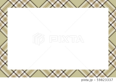 Vintage frame vector. Scottish border pattern 59823337