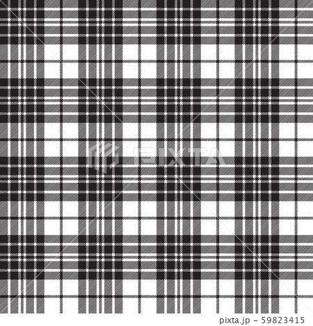 Blackberry clan tartan diagonal black white 59823415