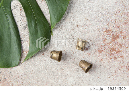 Antique brass thimbles 59824509