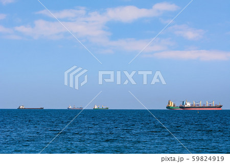 Cargo Ships in the Sea 59824919