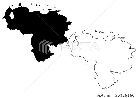 Venezuela map vector 59826166