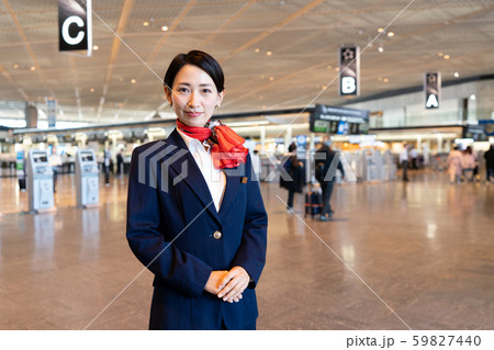 空港 キャビンアテンダント 客室乗務員 空港 キャビンアテンダント 客室乗務員 59827440
