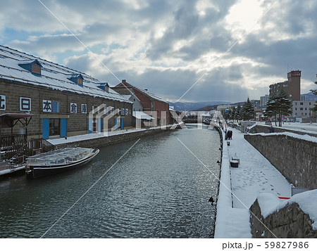 冬の小樽運河 冬の小樽運河 59827986