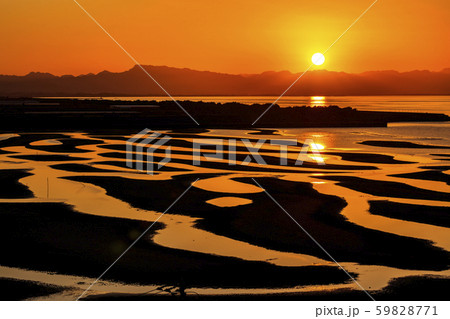 真玉海岸の夕日 59828771