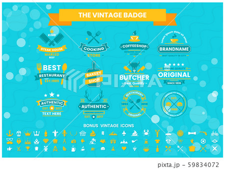 Vintage Retro Vector for banner 59834072
