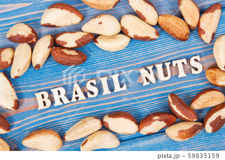 Inscription brasil nuts and fruits 59835159