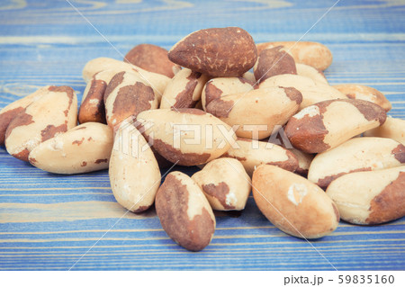 Vintage photo, Heap of brazil nuts Vintage photo, Heap of brazil nuts 59835160