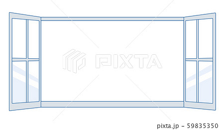 窓イラストのイラスト素材