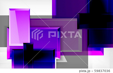 Colorful square and rectangle blocks background 59837036