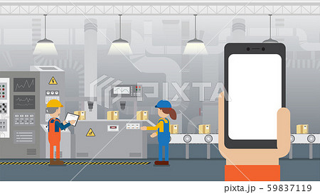 Factory production control on mobile 59837119