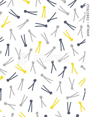 北欧風のシームレスパターンのイラスト素材