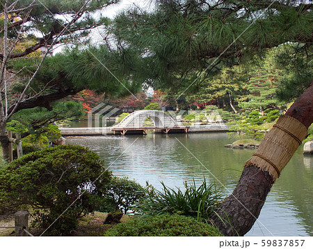 広島・縮景園　跨虹橋 59837857
