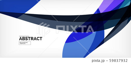 Linear wave web template. Vector illustration bright design. Decorative print. Decorative backdrop 59837932