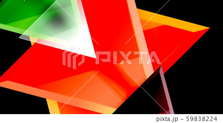 Glossy shiny triangles background Glossy shiny triangles background 59838224