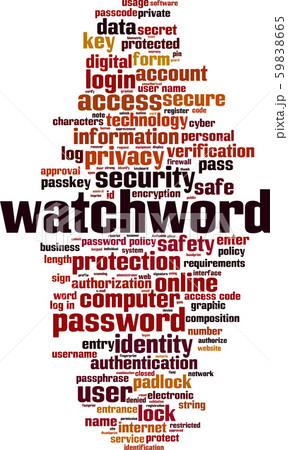 Watchword word cloud Watchword word cloud 59838665