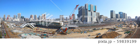 工事中の高輪ゲートウェイ駅（2019年11月） 59839199