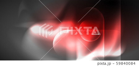 Neon glowing techno lines, hi-tech futuristic abstract background template 59840084