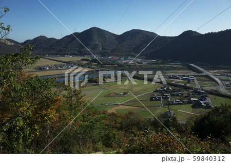 日本の兵庫県赤穂市の山の風景 日本の兵庫県赤穂市の山の風景 59840312