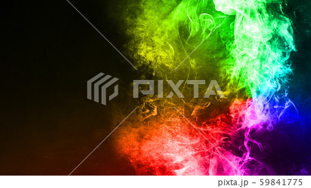 抽象的なカラフルな煙 59841775