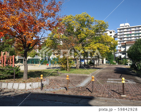 小公園の入口(11月) 小公園の入口(11月) 59842928