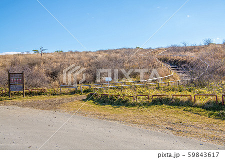 【秋】高ボッチ高原　展望台への入り口 59843617