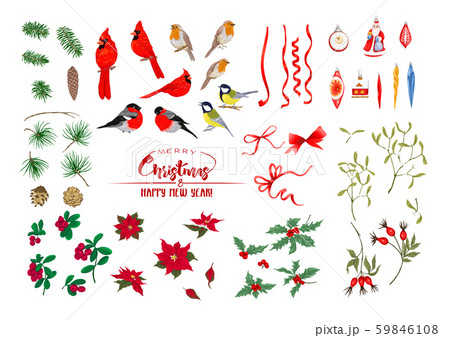 Set of symbols of Christmas. Set of symbols of Christmas. 59846108