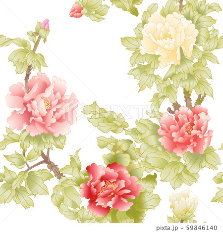 Peony tree branch with flowers Peony tree branch with flowers 59846140