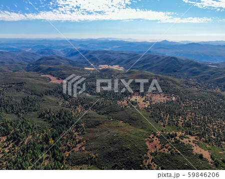 Pine Valley during dry fall season, California 59846206