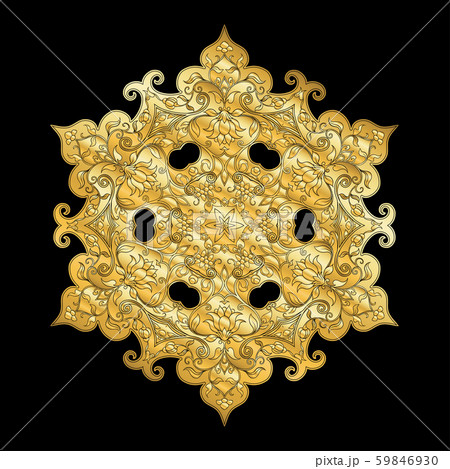 Eastern ethnic motif, traditional muslim ornament. 59846930
