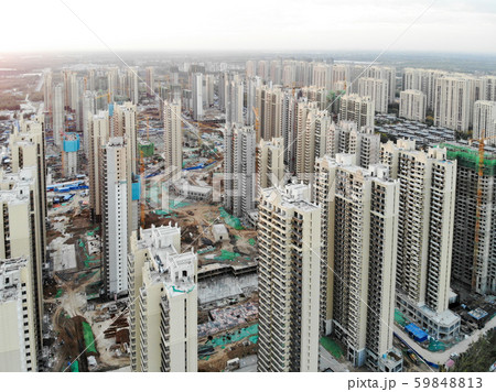 Massive building sites construction in China 59848813