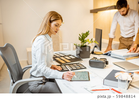 People working in the office 59848814