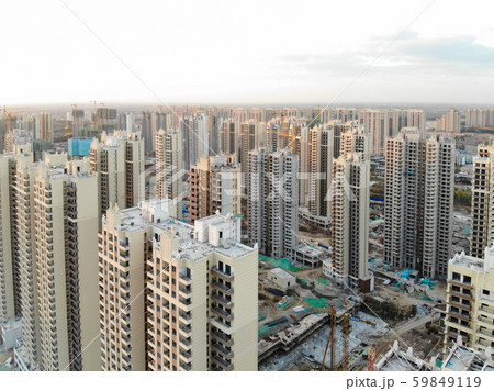 Massive building sites construction in China 59849119