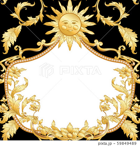 Seamless pattern, background In baroque Seamless pattern, background In baroque 59849489