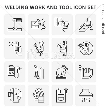 welding work icon 59851995