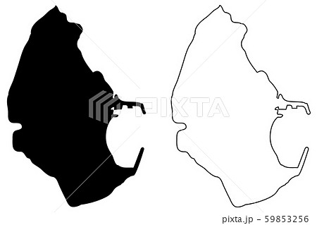 Melilla map vector 59853256