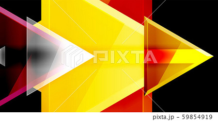 Dynamic triangle composition abstract background Dynamic triangle composition abstract background 59854919
