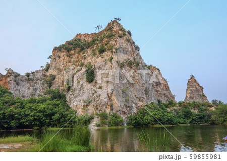 View of the mountain and nature Park at thailand 59855981