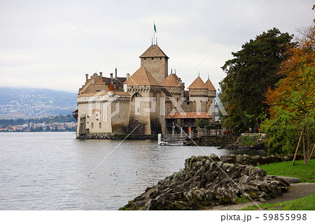 Montreux ,Switzerland-October 23,2019:The Castle Montreux ,Switzerland-October 23,2019:The Castle 59855998