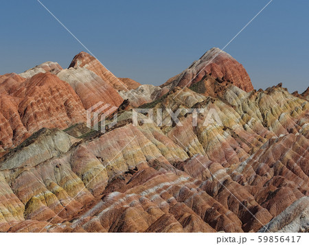 中国 甘粛省 張掖 七彩丹霞景区 / Zhangye Qicai Danxia Geopark 59856417