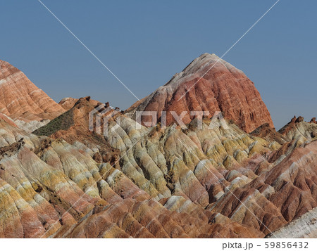 中国 甘粛省 張掖 七彩丹霞景区 / Zhangye Qicai Danxia Geopark 59856432