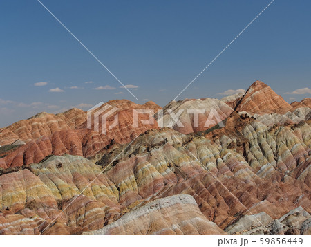 中国 甘粛省 張掖 七彩丹霞景区 / Zhangye Qicai Danxia Geopark 59856449